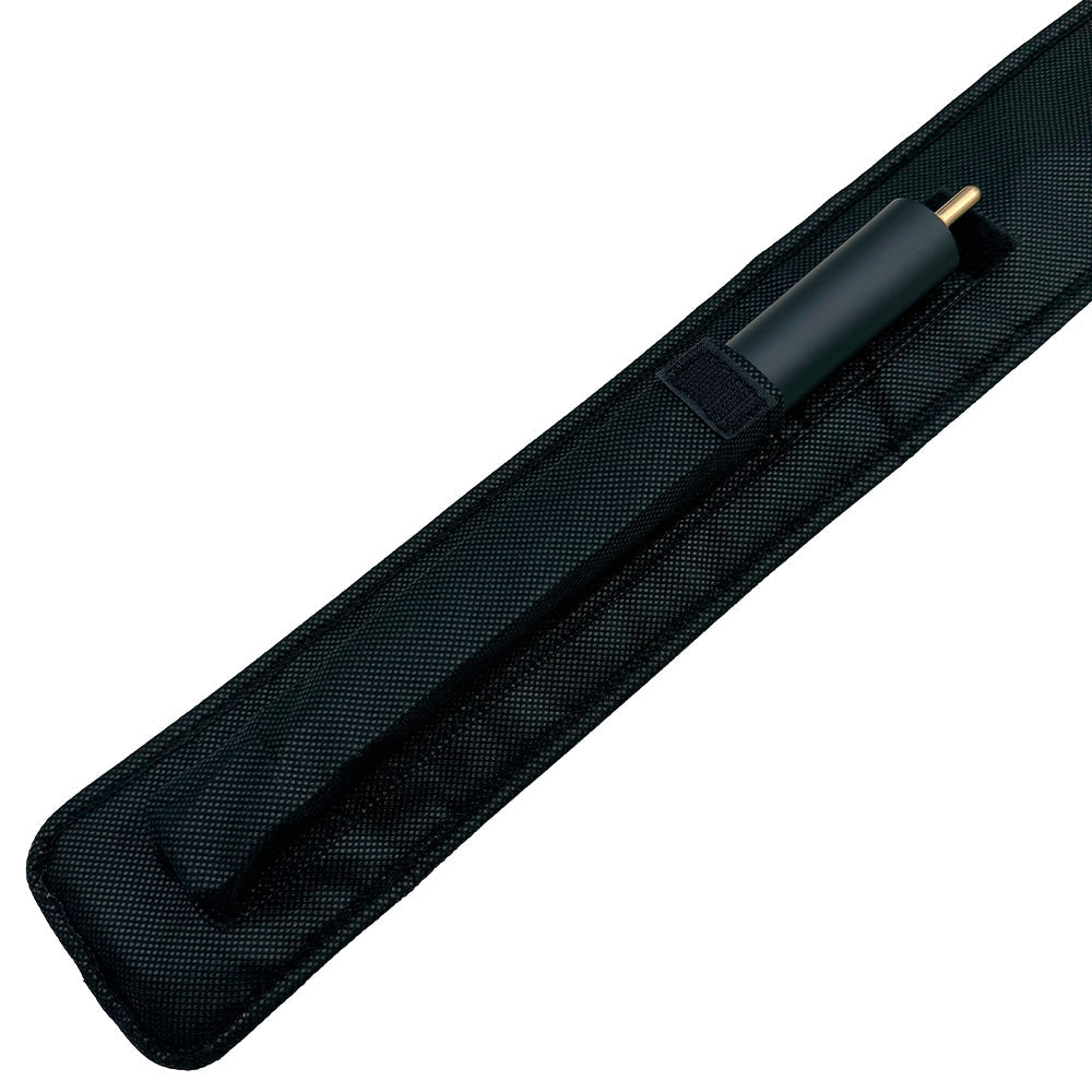 BCE Protege Series - 3/4 Cut Snooker/Pool Cue - 9.5mm Tip - 145cm - Black/Natural/Red/Cream/Orange