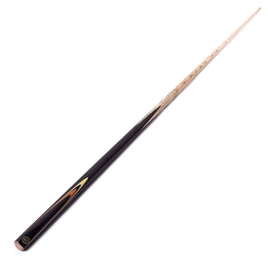 BCE Protege Series - 4 - 2 Piece Snooker/Pool Cue - 9.5mm Tip - 145cm - Black/Natural/Orange