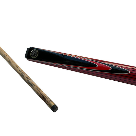 BCE Keyline Series 2 Piece Snooker/Pool Cue and Case Set - Red - BCE CUE SPORTS