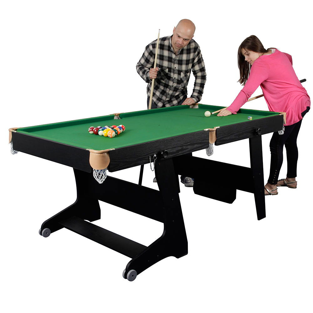 Riley 3 in 1 6ft Vertical Folding Snooker/Pool Table - BCE CUE SPORTS