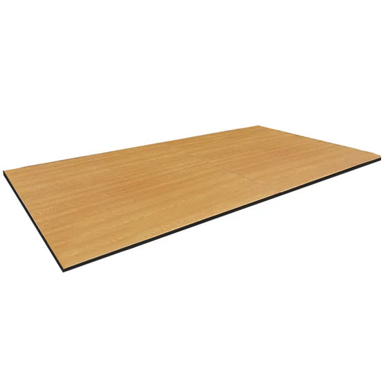 Riley 6ft Traditional Snooker and Pool Table - Oak Finish - Green Cloth - Fixed Leg - Free Table Tennis Top