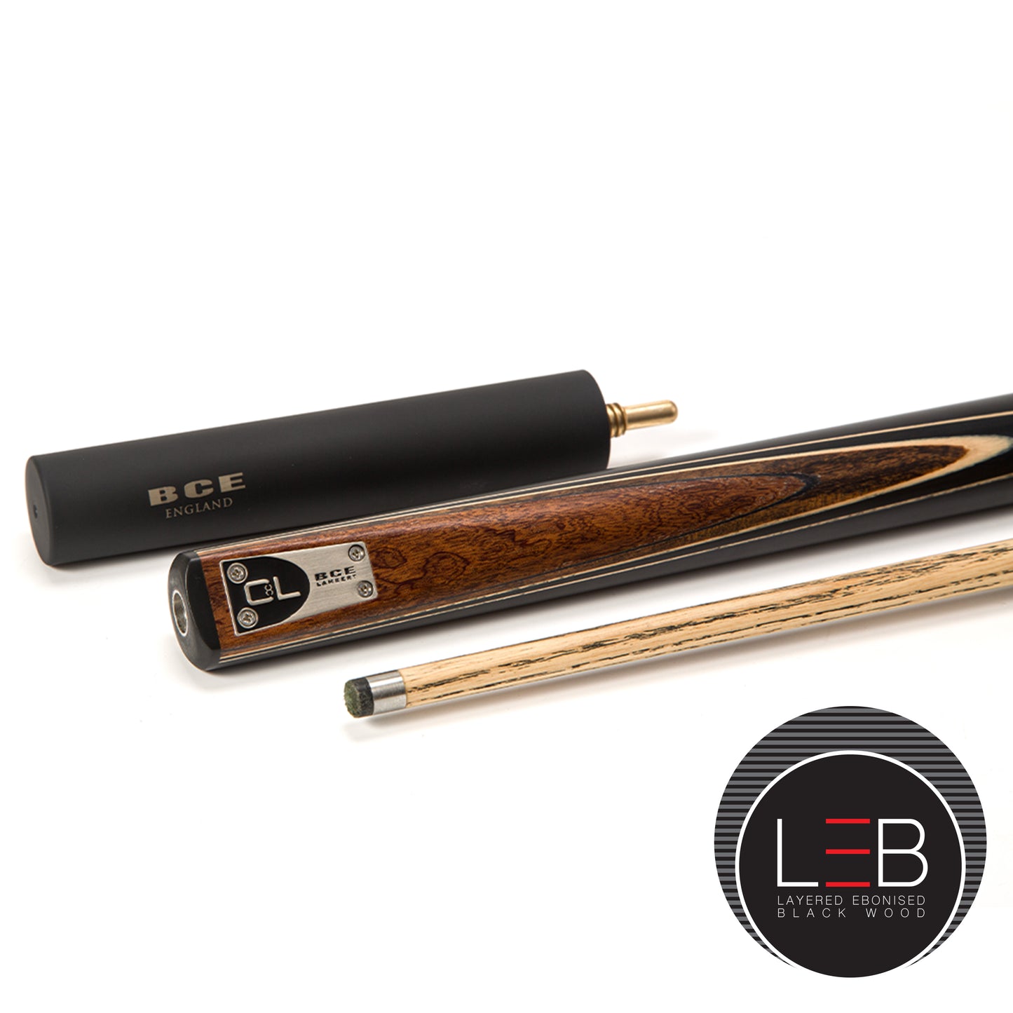BCE Christophe Lambert 8 Ball Pool Cue and Case Set - 3