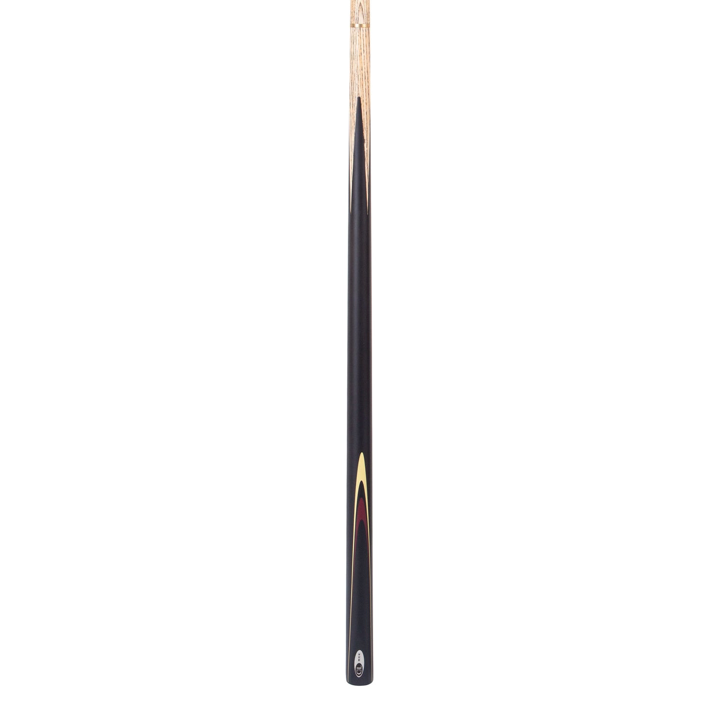 BCE Protege Series Christophe Lambert  - 1 - 2 Piece Snooker/Pool Cue - 9.5mm Tip - 145cm - Black/Natural/Burgundy