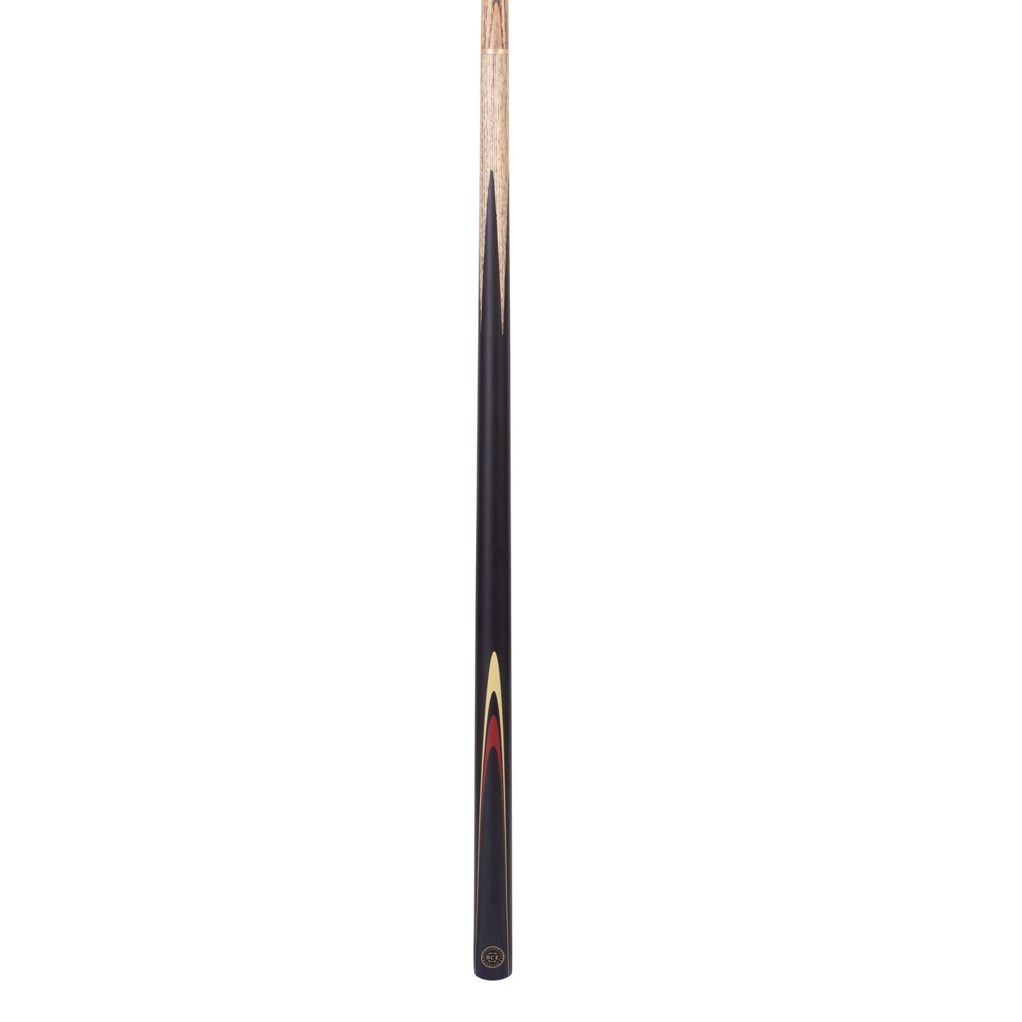 BCE Protege Series - 3 - 2 Piece Snooker/Pool Cue - 9.5mm Tip - 145cm - Black/Natural/Red