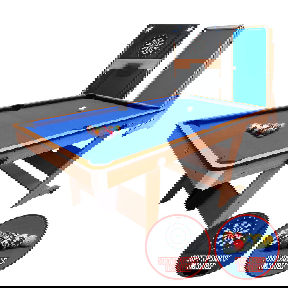BCE 2 in 1 6ft Vertical Folding Pool Table - BCE CUE SPORTS