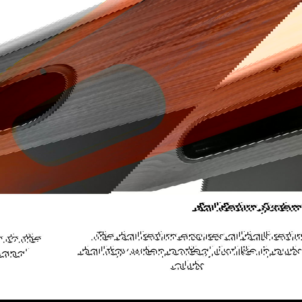 BCE 6ft American Pool Table with Ball Return System - BCE CUE SPORTS