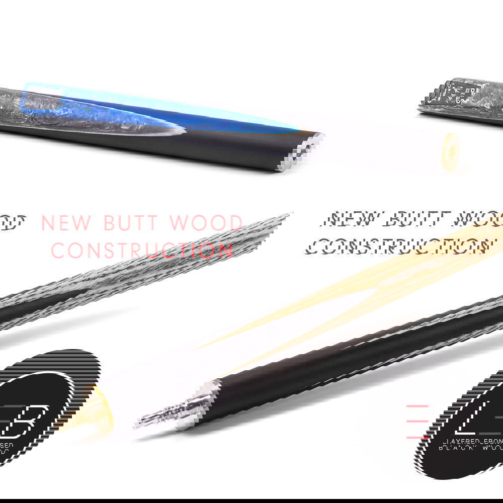 BCE Black Series Mark Selby 3 Piece Snooker/Pool Cue and Case Set - 4 - BCE CUE SPORTS