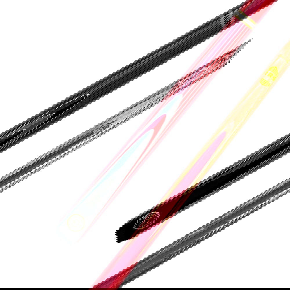 BCE Keyline Series 2 Piece Snooker/Pool Cue and Case Set - Red - BCE CUE SPORTS