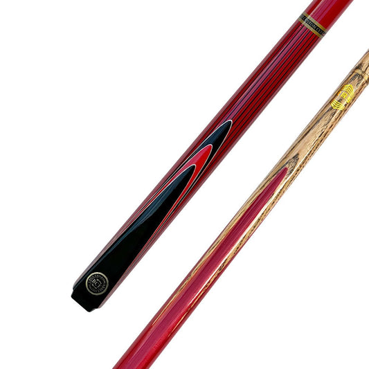 BCE Keyline Series 2 Piece Snooker/Pool Cue and Case Set - Red - BCE CUE SPORTS
