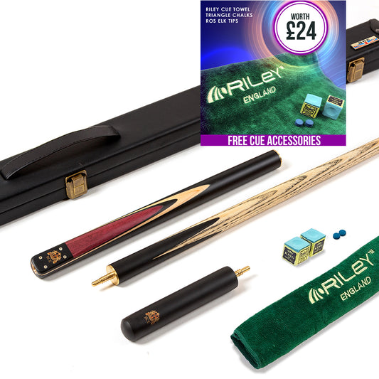 BCE Heritage Series 3 Piece Snooker/Pool Cue and Case Set - 2