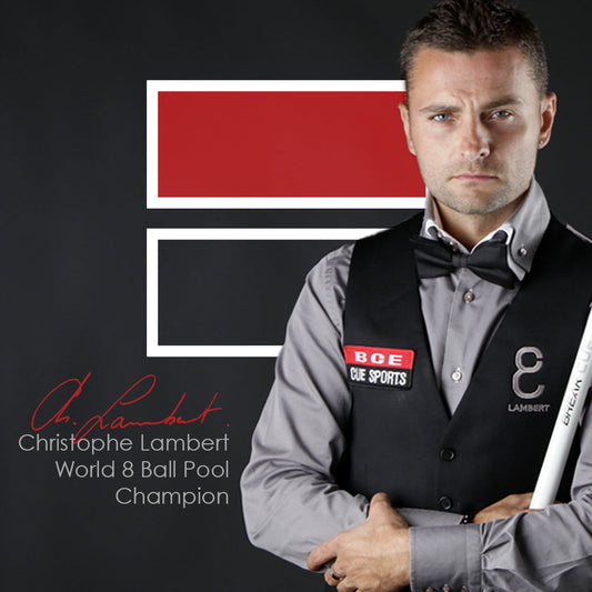 BCE C8L - 3 Piece English Pool Cue - 3/4 Cut Cue - Exotic Wood Butt with 9mm Tip - 145cm - Blue/ Natural Wood