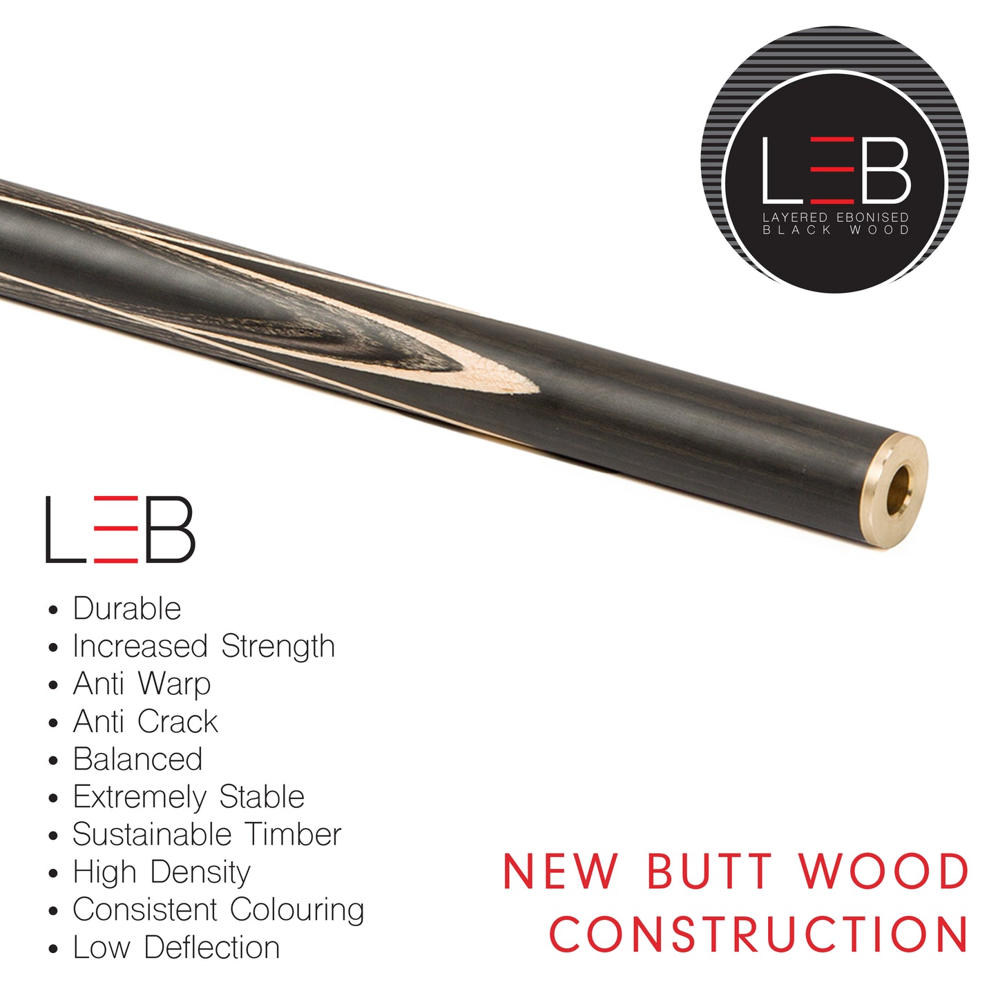 BCE Christophe Lambert 8 Ball Pool Cue and Case Set - 6