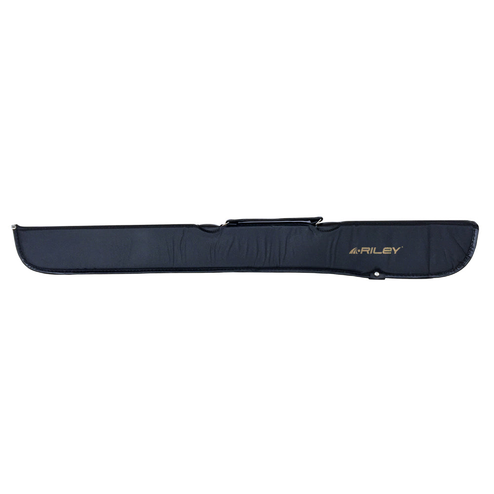 Riley Centurion American Pool Cue - Black - 13mm Tip and Leatherette Grip Section - 147cm
