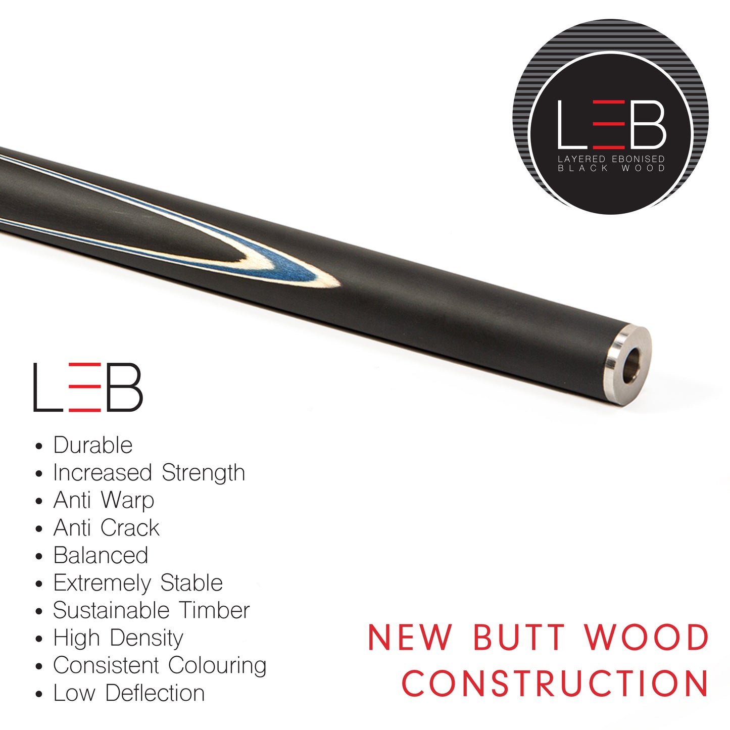 BCE Christophe Lambert Replica 8 Ball Pool Cue - 'VICTORY'