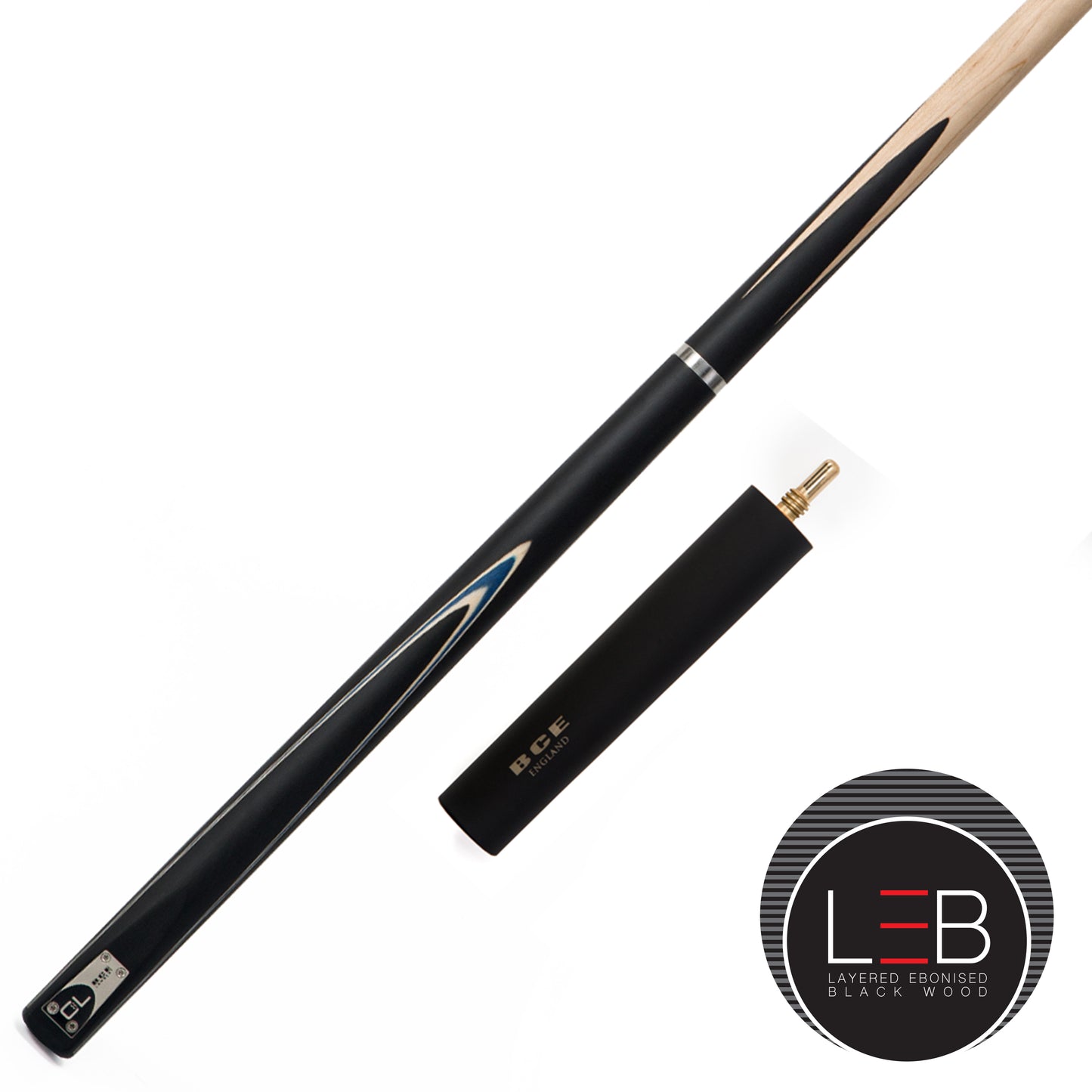 BCE Christophe Lambert Replica 8 Ball Pool Cue - 'VICTORY'