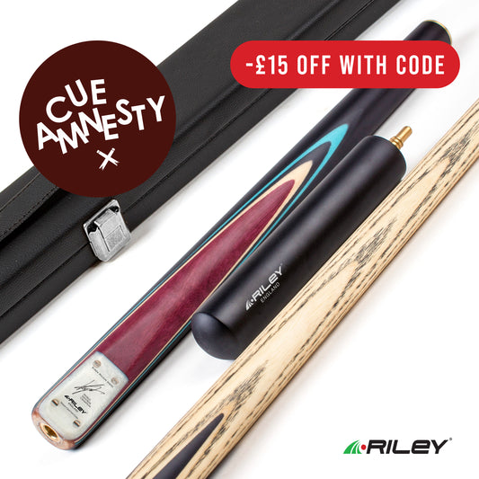 Riley - Kyren Wilson -  3/4 Cut Snooker/Pool Cue & Case Set | Cue Amnesty Exclusive