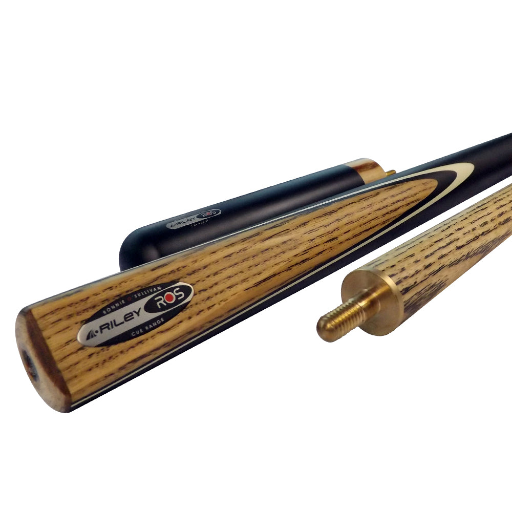 Riley ROS 2 Piece Ash Snooker/Pool Cue with 6" Extension