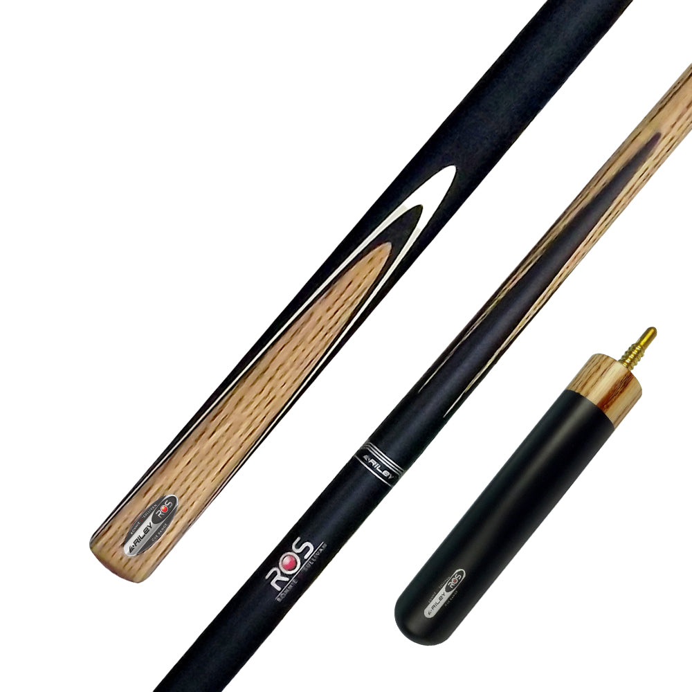 Riley ROS 2 Piece Ash Snooker/Pool Cue with 6" Extension