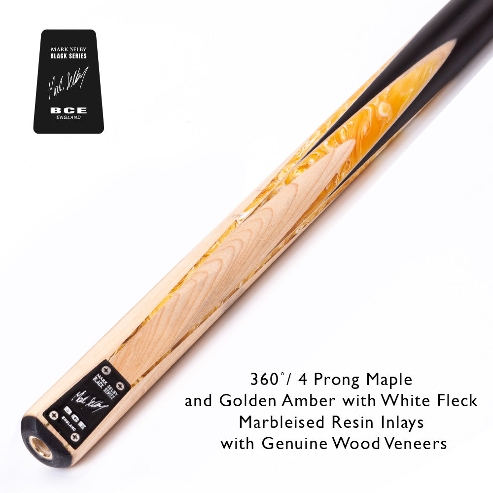 BCE Black Series Mark Selby 3 Piece Snooker/Pool Cue and Case Set - 5 - bcetablesports24 - 