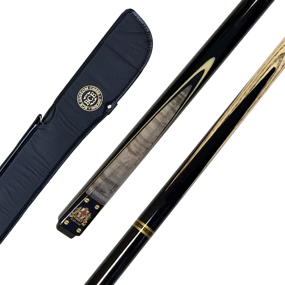 BCE Heritage Mark Selby 2 Piece Ash Snooker/Pool Cue & Case Set - Grey