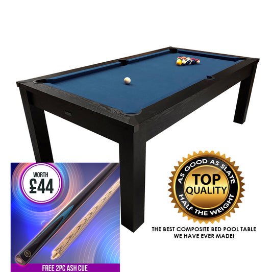 Riley Semi Pro 7ft American Pool Table - Black Ash