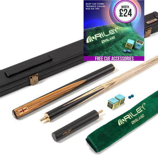 Riley England Series 3 Piece Snooker Cue and Case Set - 1