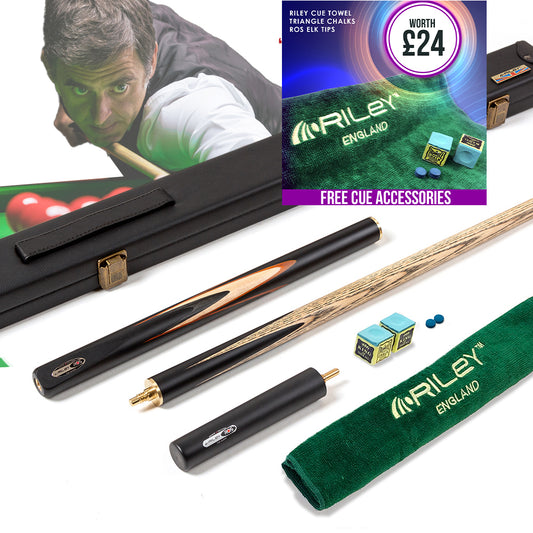 Riley ROS Series 3 Piece Snooker/Pool Cue and Case Set - 2