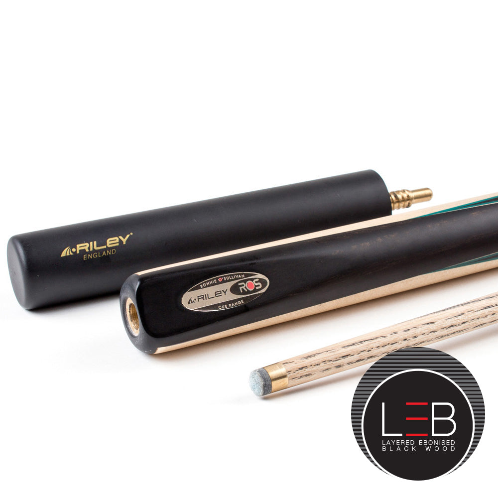 Riley ROS Series 3 Piece Snooker/Pool Cue and Case Set - 1