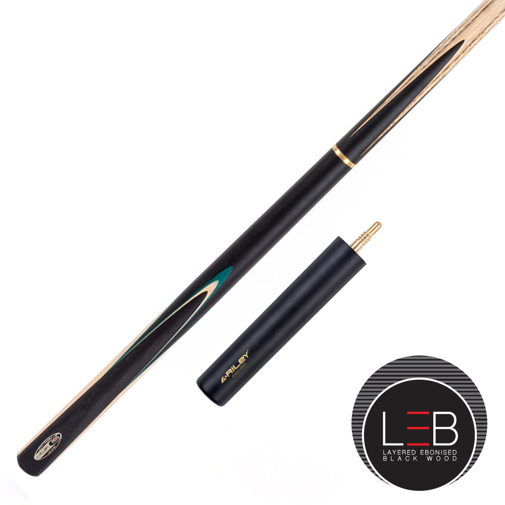 Riley ROS Series 3 Piece Snooker/Pool Cue and Case Set - 1