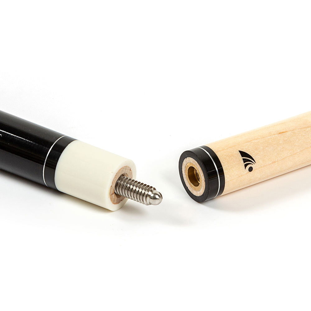 Riley 2 Piece American Pool Cue and Sleeve Set - 1 - BCE CUE SPORTS