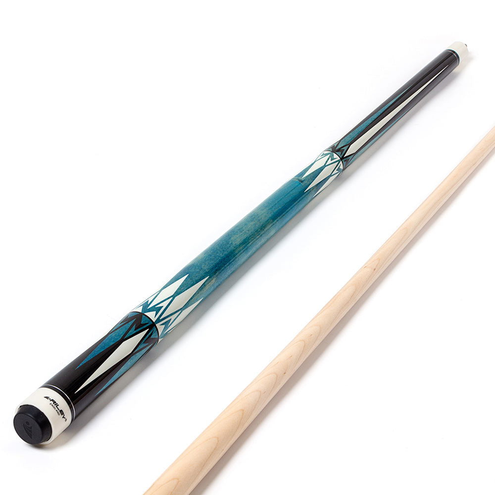 Riley 2 Piece American Pool Cue and Sleeve Set - 1 - BCE CUE SPORTS