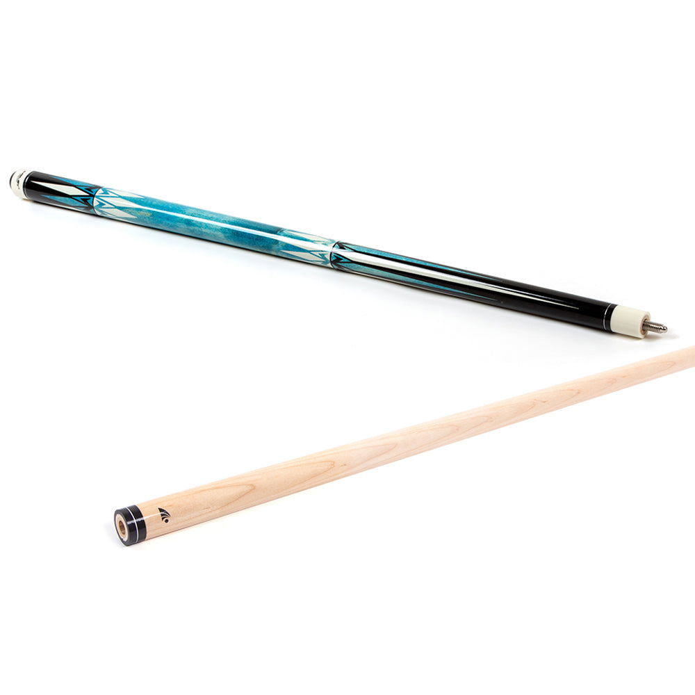 Riley 2 Piece American Pool Cue and Sleeve Set - 1 - BCE CUE SPORTS