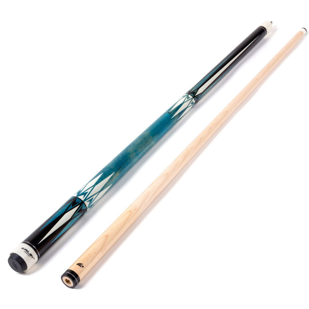 Riley 2 Piece American Pool Cue and Sleeve Set - 1 - BCE CUE SPORTS