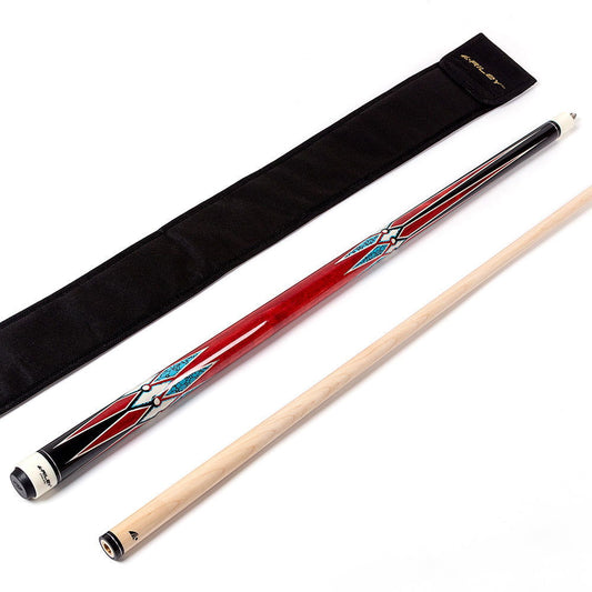 Riley 2 Piece American Pool Cue and Sleeve Set - 2 - BCE CUE SPORTS