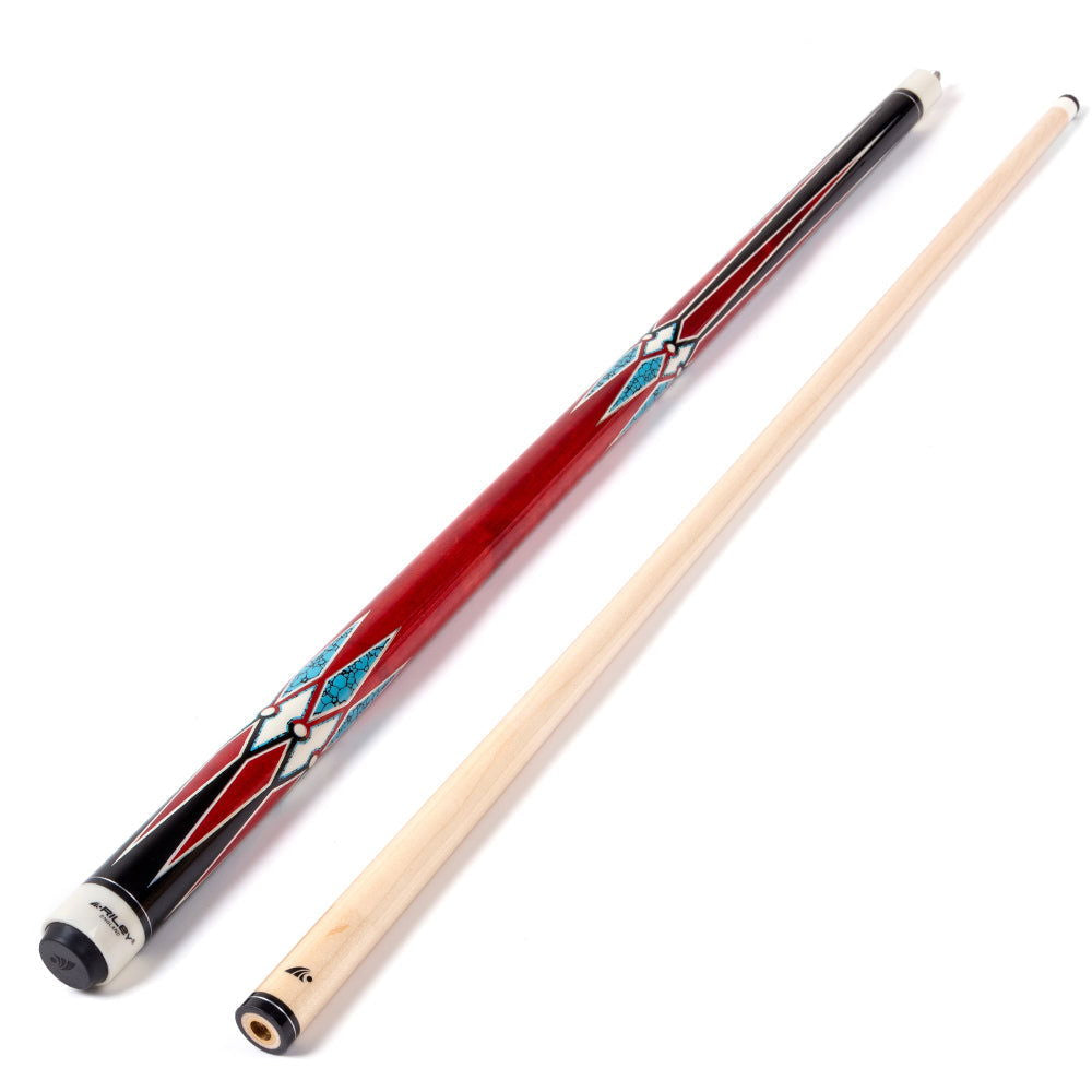 Riley 2 Piece American Pool Cue and Sleeve Set - 2 - BCE CUE SPORTS