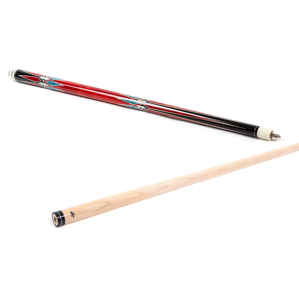 Riley 2 Piece American Pool Cue and Sleeve Set - 2 - BCE CUE SPORTS
