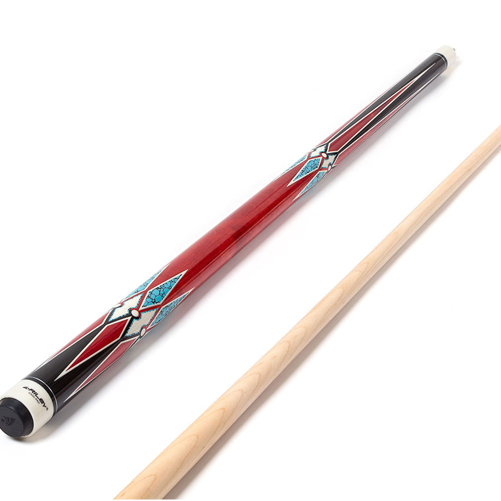 Riley 2 Piece American Pool Cue and Sleeve Set - 2 - BCE CUE SPORTS