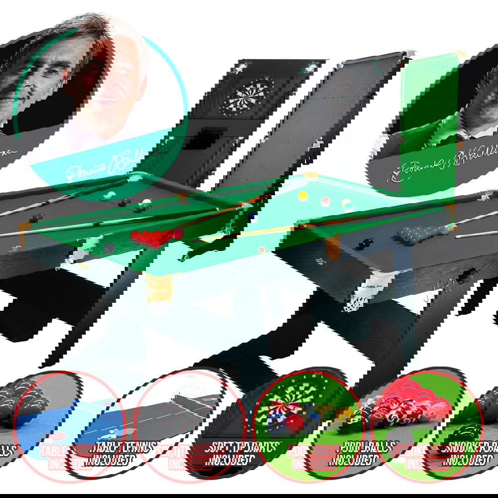 Riley 4 in 1 6ft Vertical Folding Snooker/Pool Table - BCE CUE SPORTS