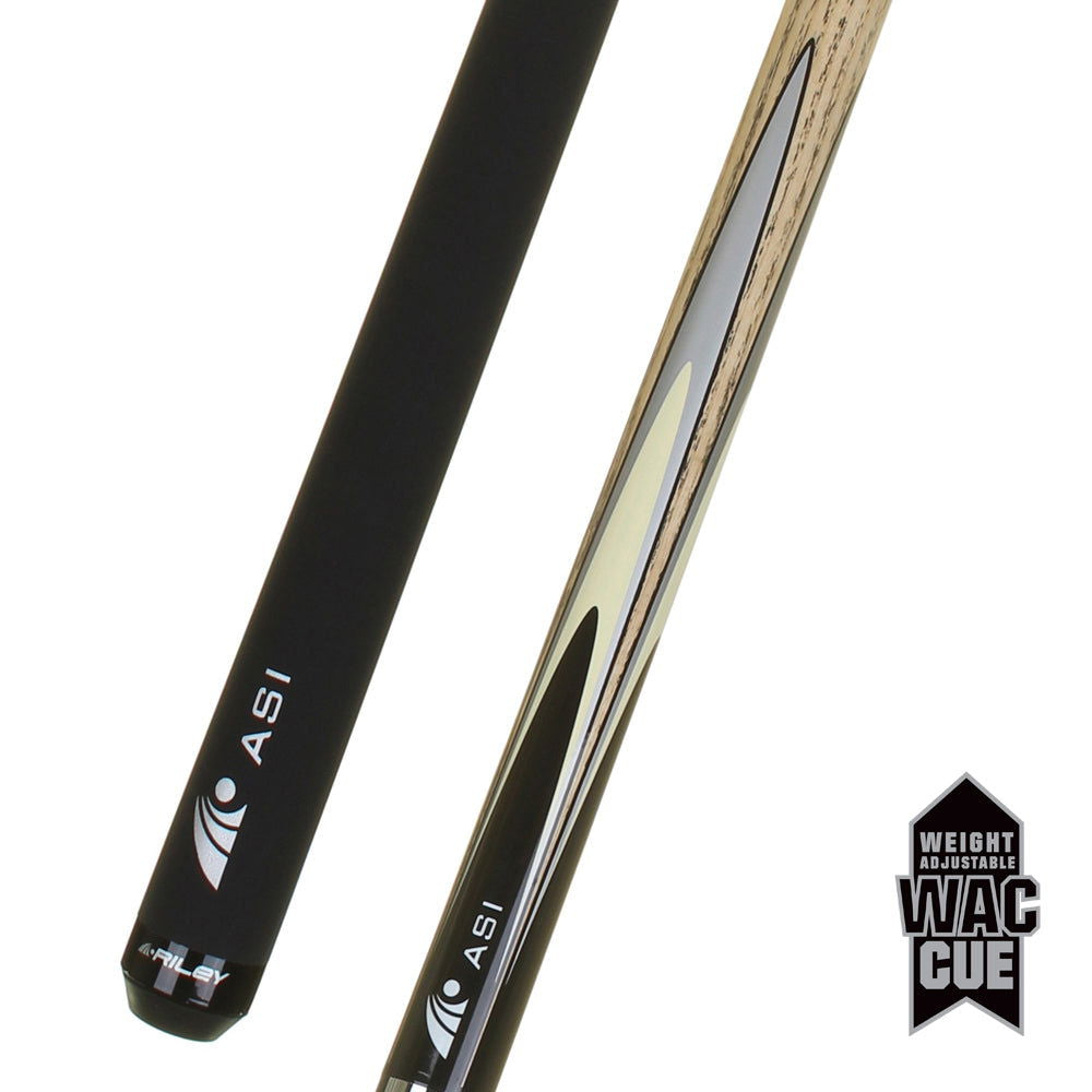 Riley ASi WAC 2 Piece Snooker/Pool Cue and Case Set - BCE CUE SPORTS