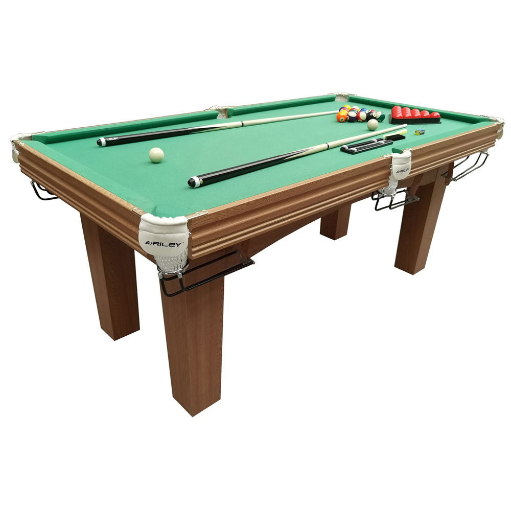 Riley Traditional 6ft Snooker/Pool Table - BCE CUE SPORTS