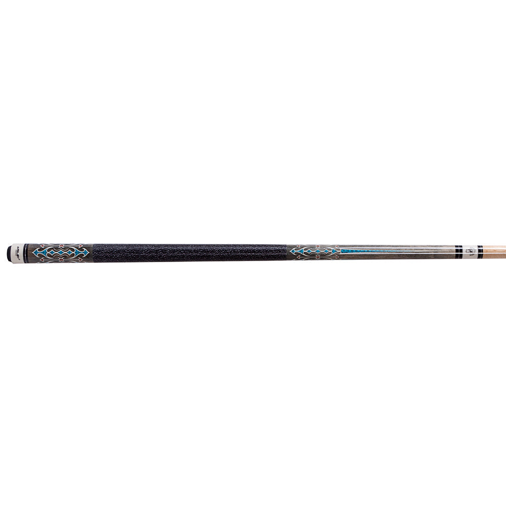 Riley Centurion American Pool Cue - Grey - 13mm Tip and Linen Grip Section - 147cm